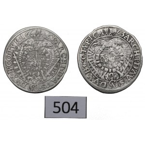 Austria, serie di 15 krajcars 1663, Vienna
