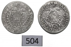Austria, Lot 15 kreuzers 1663, Vienna