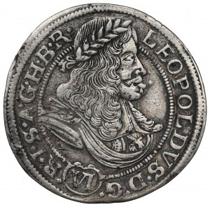 Schlesien under Habsburg, Leopold I, 6 kreuzer 1673, Breslau