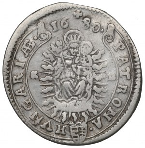 Hungary, 15 kreuzer 1680