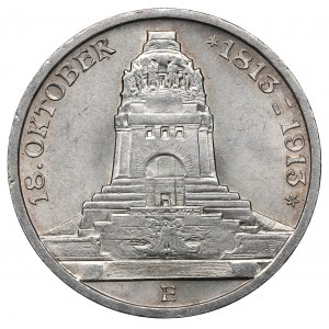 Germany, Saxony, 3 marks 1913 E