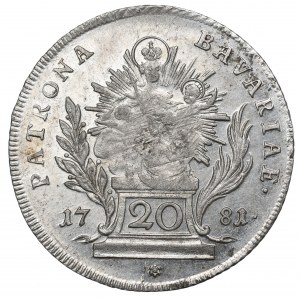Germany, Bayern, 20 kreuzers 1781
