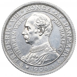 Denmark, 2 kroner 1906