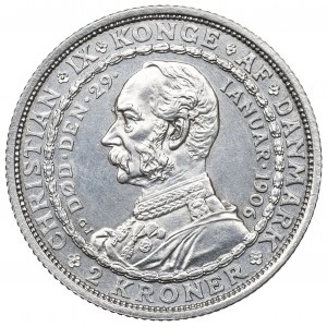 Denmark, 2 kroner 1906