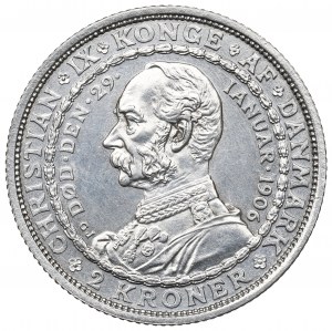 Denmark, 2 kroner 1906