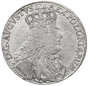 Germany, Saxony, Friedrich August II, 18 groschen 1754