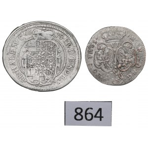 Germany, Prussia, Lot 1/6 thaler and 6 groschen