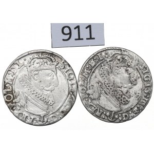 Sigismund III, Lot of 6 groschen 1625-27
