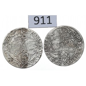Sigismund III, Lot of 6 groschen 1625-27