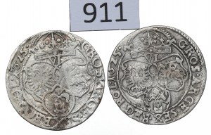 Sigismund III, Lot of 6 groschen 1625-27