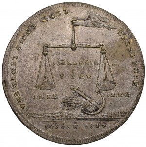 Germany, Bavaria, Commemorative token of the Great Famine 1816-17