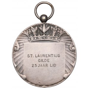 Netherlands(?), Medal 25 years of St. Laurentius Gilde