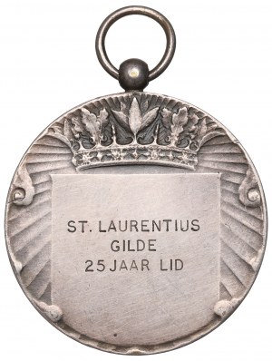 Netherlands(?), Medal 25 years of St. Laurentius Gilde
