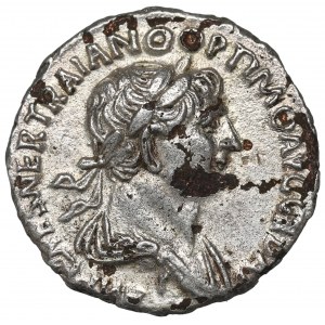 Roman Empire, Traian, Denarius subaeratus