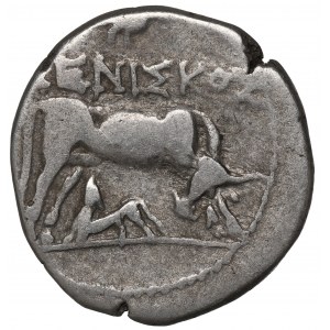 Illyria, Dyrrachium, Drachm, Meniskos and Dionysios (200-30 BC)