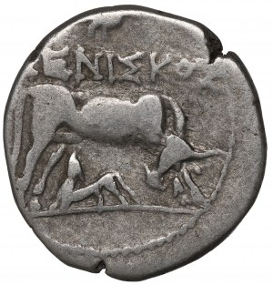 Illyria, Dyrrachium, Drachm, Meniskos and Dionysios (200-30 BC)