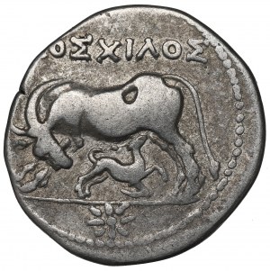 Illiria, Apollonia, Moschilos and Parmenos, Drachm
