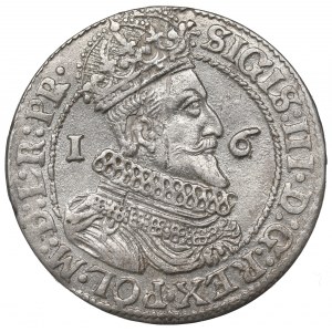 Sigismund III, 18 groschen 1624, Danzig - date overstriked