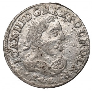 Jan III Sobieski, Szóstak 1684, Bydgoszcz - korona o 11 klejnotach na kabłąkach