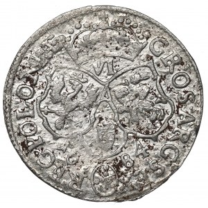 Jan III Sobieski, Szóstak 1684, Bydgoszcz - korona o 11 klejnotach na kabłąkach