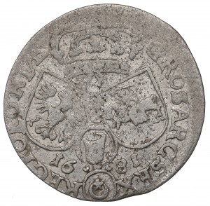 John III Sobieski, 6 groschen 1681, Cracow