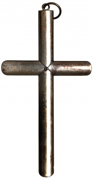 Silesia, Biedermeier cross 19th century gilt