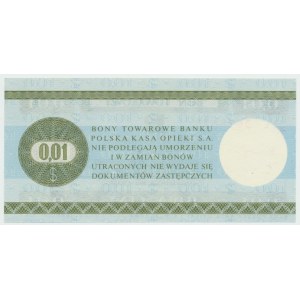 Pewex, Bon Towarowy, 1 cent 1979 - HL