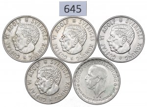 Sweden, Set of 2 crowns 1950-70