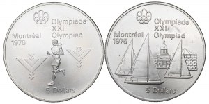 Canada, Lot of 5 dollars 1973-75