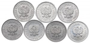 People's Republic of Poland, Set of 10 pennies 1949-75