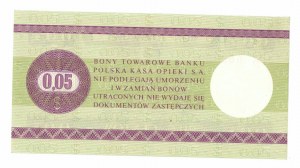 Pewex, Merchandise Voucher, 5 cents 1979 - HA