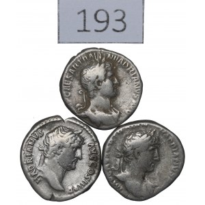 Roman Empire, Hadrian, Lot of denarii