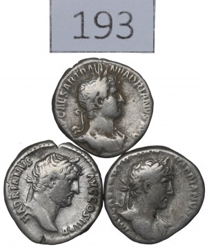 Roman Empire, Hadrian, Lot of denarii