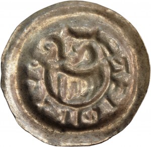 Leszek the White (1202-27), bracteate, Kraków, DVX AZIMIR - BEAUTIFUL