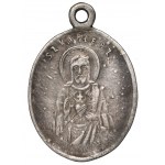 Russian partition, Scapular of Our Lady of Czestochowa - silver