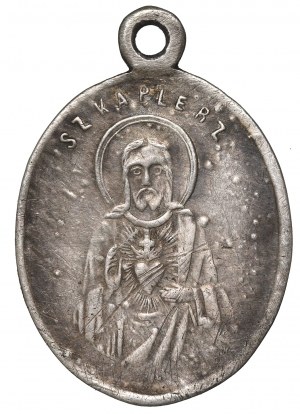Russian partition, Scapular of Our Lady of Czestochowa - silver