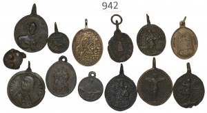 Set of religious medallions