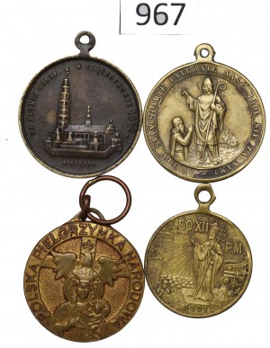 Poland, Set of religious medallions