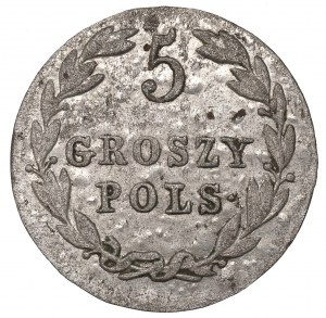 Kingdom of Poland, Nicholas I, 5 pennies 1823