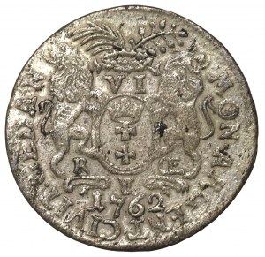 Saxony, Friedrich August II, 6 groschen 1762, Danzig