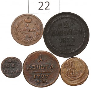 Russia, Lot ofcopper coins