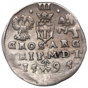 Sigismund III, 3 groschen 1595, Vilnius