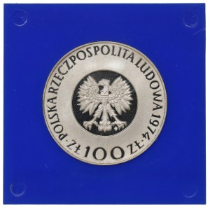 People's Republic of Poland, 100 gold 1974 Copernicus