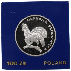 People's Republic of Poland, 100 zloty 1980 Environmental Protection - Grouse