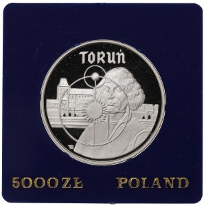 People's Republic of Poland, 5,000 zloty 1989 - Torun