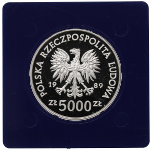 People's Republic of Poland, 5,000 zloty 1989 - Torun