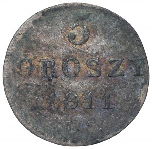 Duchy of Warsaw, 5 pennies 1811 I.S..