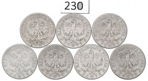 II RP, Set of 2 Gold 1932-34 Head of a Woman