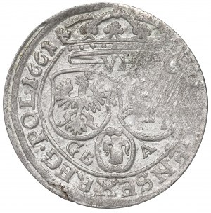 John II Casimir, 6 groschen 1661, Lviv