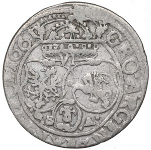 John II Casimir, 6 groschen 1661, Lviv